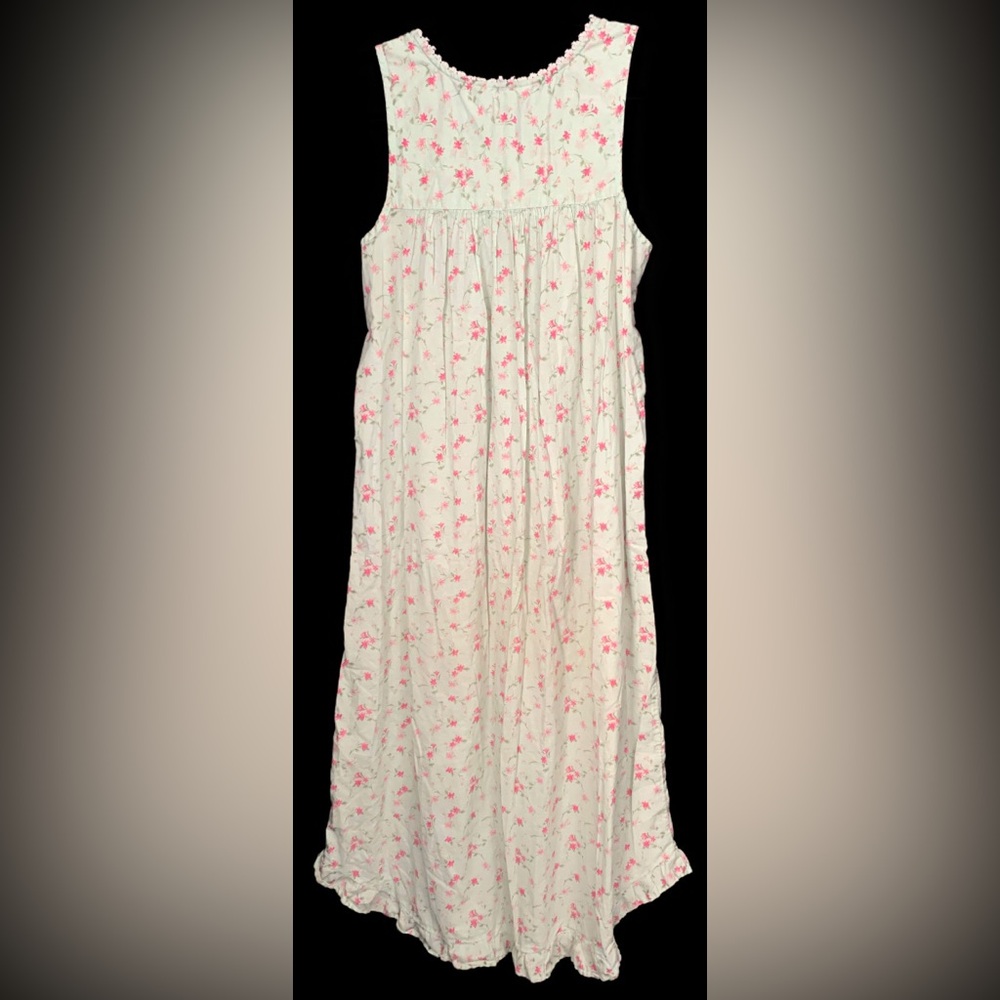 Adonna 100% Cotton Floral Print Nightgown - Picture 2 of 5